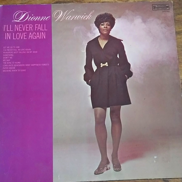 Dionne Warwick I'll never Fall in Love again lp - Picture 1 of 5